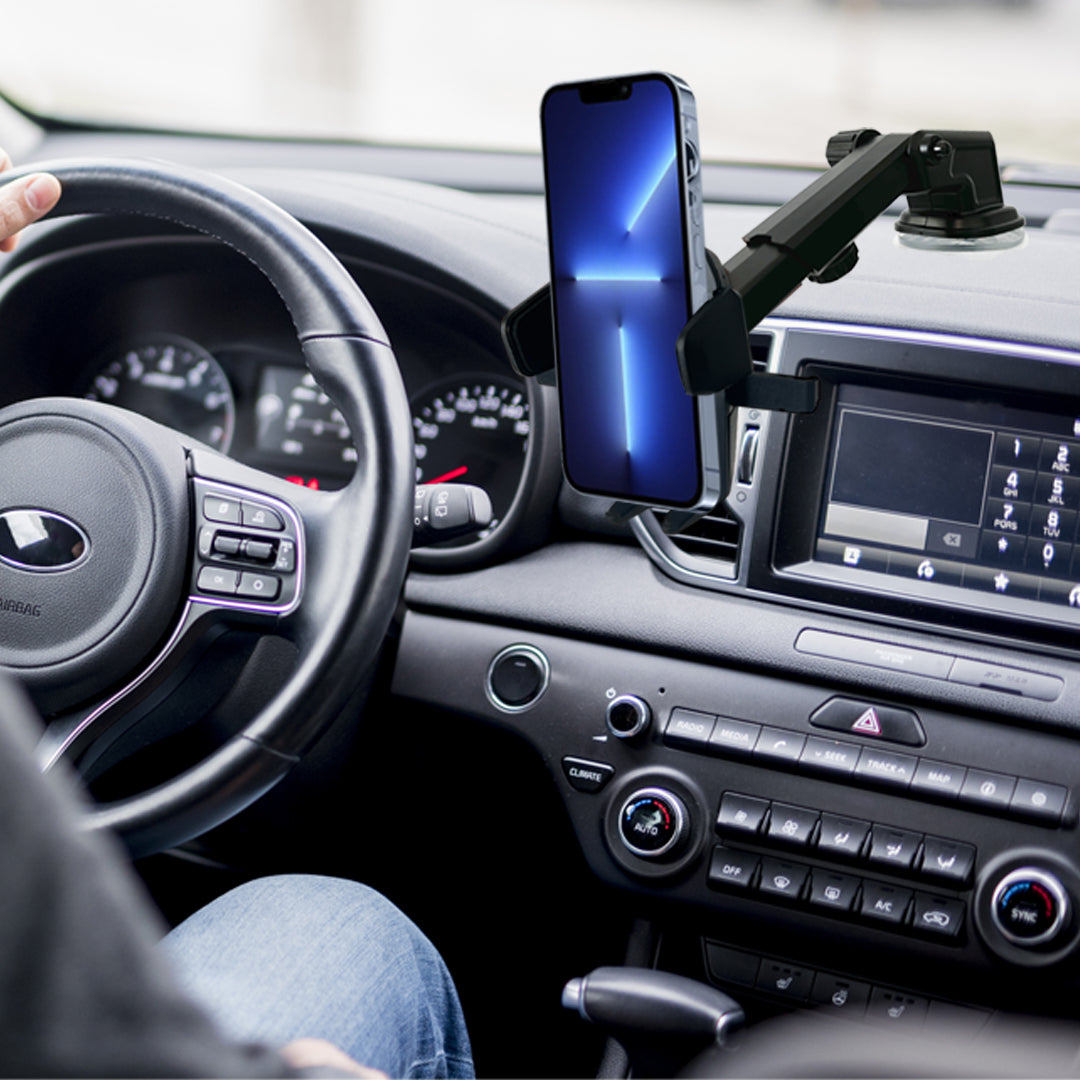 Car Phone Mount Holder  One Touch Adjustable Long Neck-1